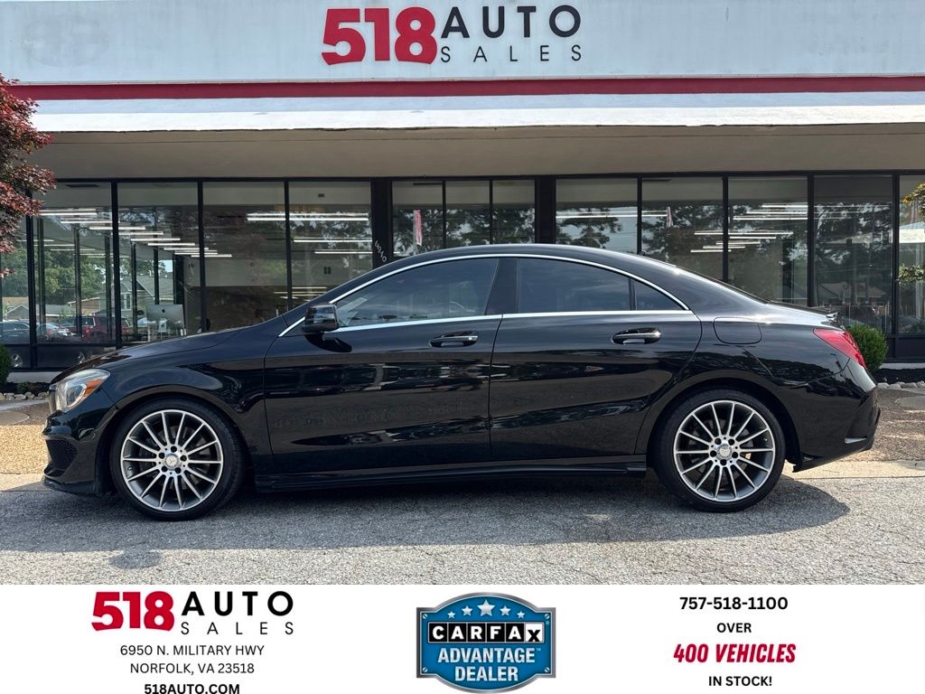 Night Black 2016 Mercedes-Benz CLA Sedan All-Wheel Drive 7-Speed Automatic