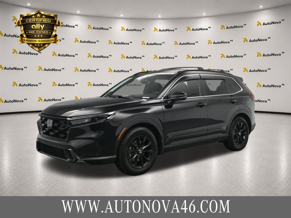 Black 2024 Honda CR-V Hybrid SUV / Crossover Front-Wheel Drive Continuously Variable Transmission