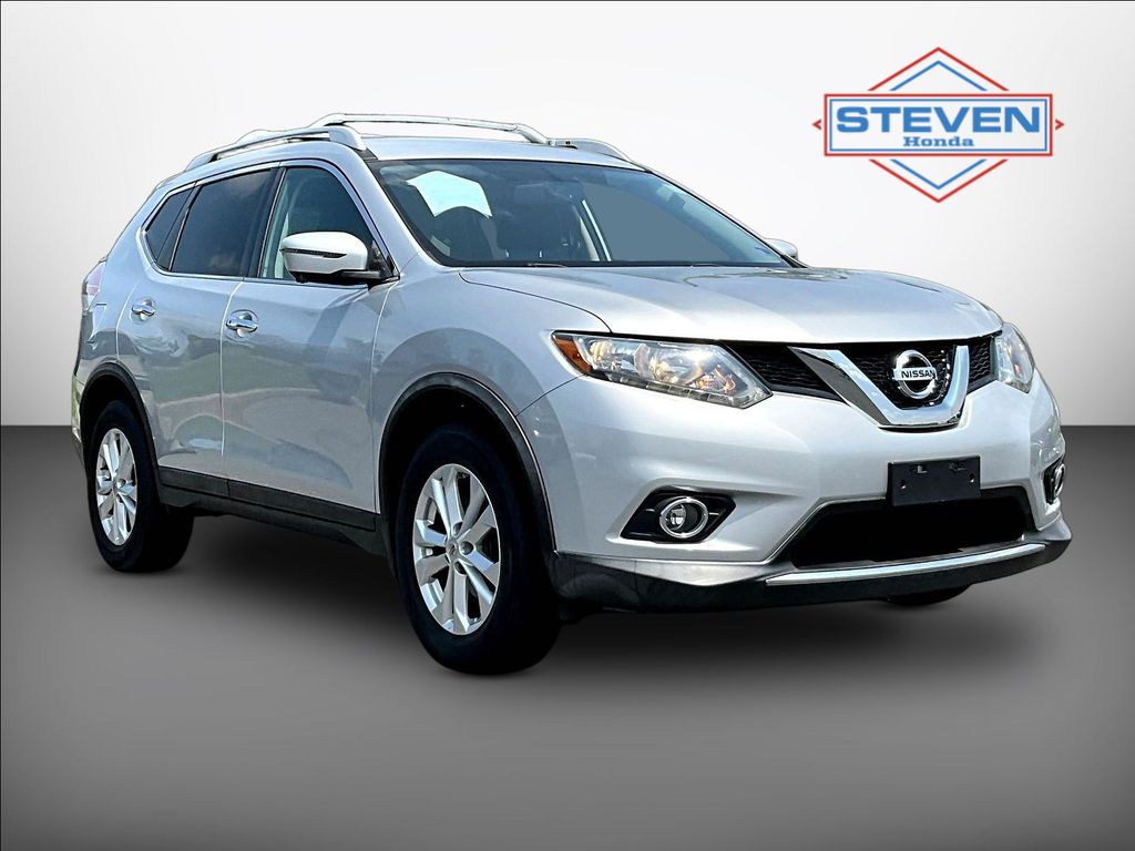 Brilliant Silver 2016 Nissan Rogue SUV / Crossover All-Wheel Drive Continuously Variable Transmission