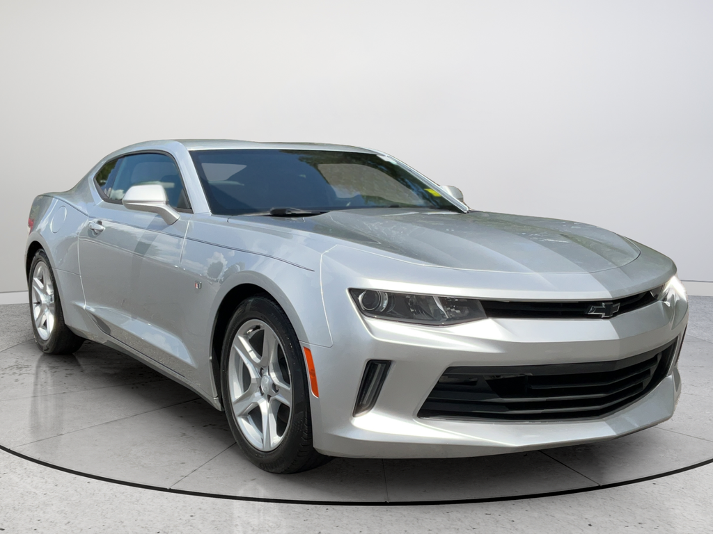 Silver Ice Metallic 2018 Chevrolet Camaro Coupe Rear-Wheel Drive 8-Speed Automatic