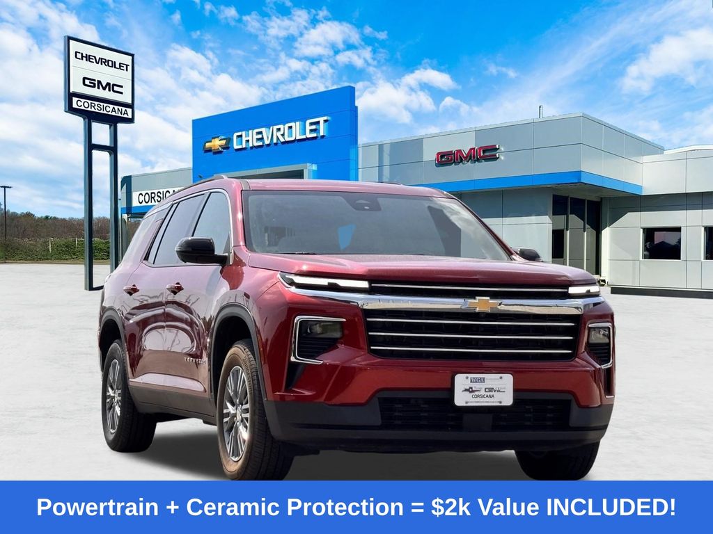 Radiant Red Tintcoat 2025 Chevrolet Traverse SUV / Crossover Front-Wheel Drive 8-Speed Automatic