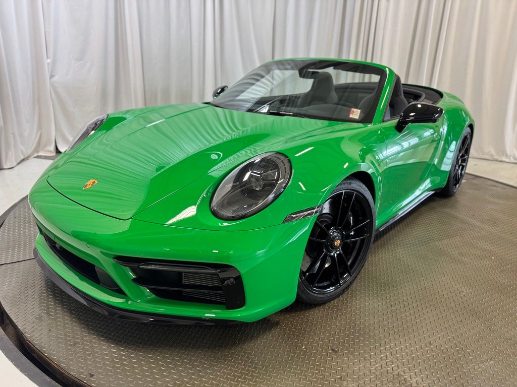 Python Green 2023 Porsche 911 Convertible Rear-Wheel Drive 8-Speed Automatic
