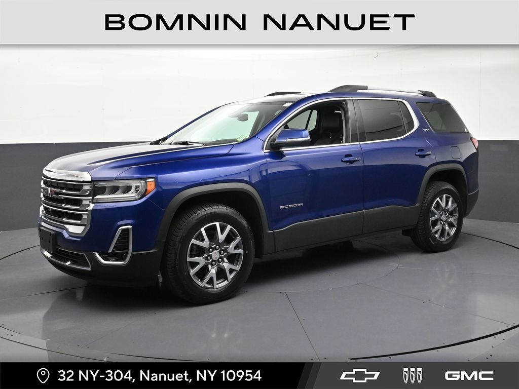 Blue Metallic 2023 GMC Acadia SUV / Crossover Four-Wheel Drive 9-Speed Automatic
