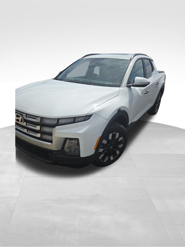 Atlas White 2026 Hyundai Santa Cruz Pickup Truck All-Wheel Drive 8-Speed Automatic
