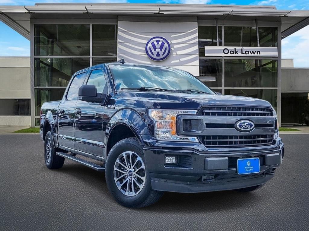 Black Metallic 2019 Ford F-150 XLT SuperCrew 4WD Pickup Truck Four-Wheel Drive Automatic