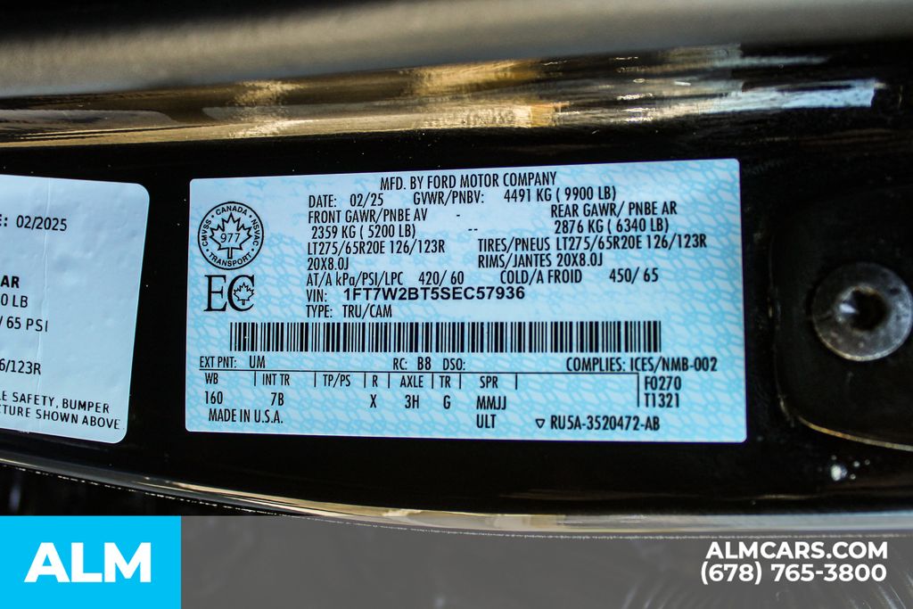 Used 2025 Black Ford Platinum image 44