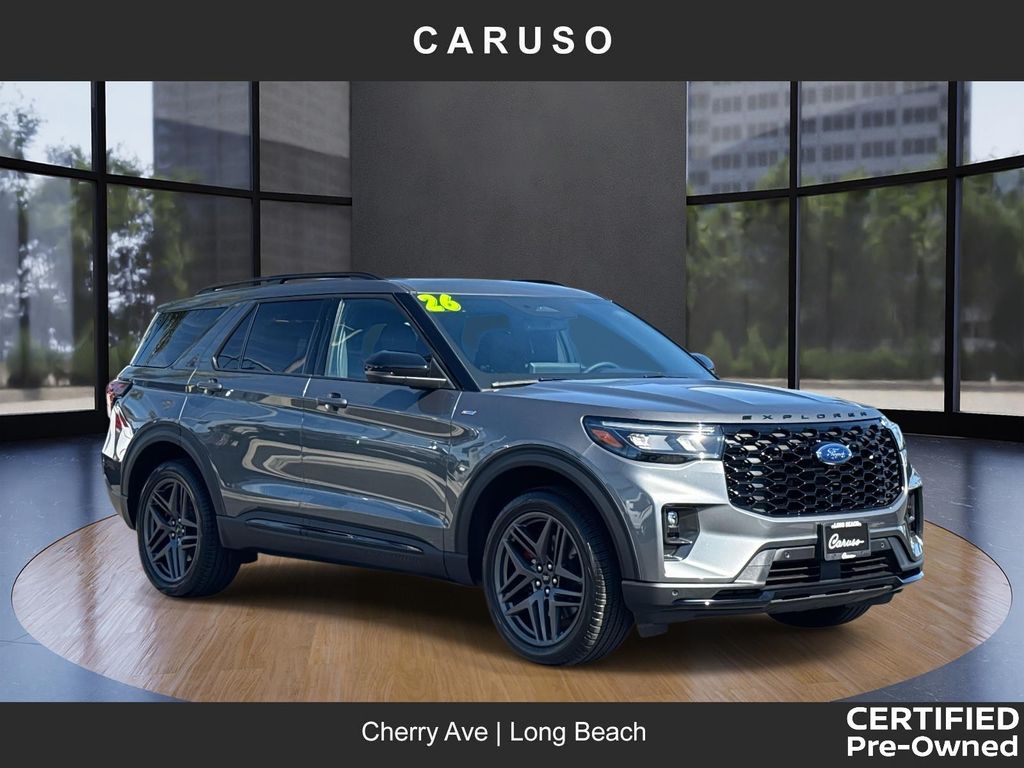 Gray Metallic 2026 Ford Explorer ST-Line AWD SUV / Crossover All-Wheel Drive Automatic
