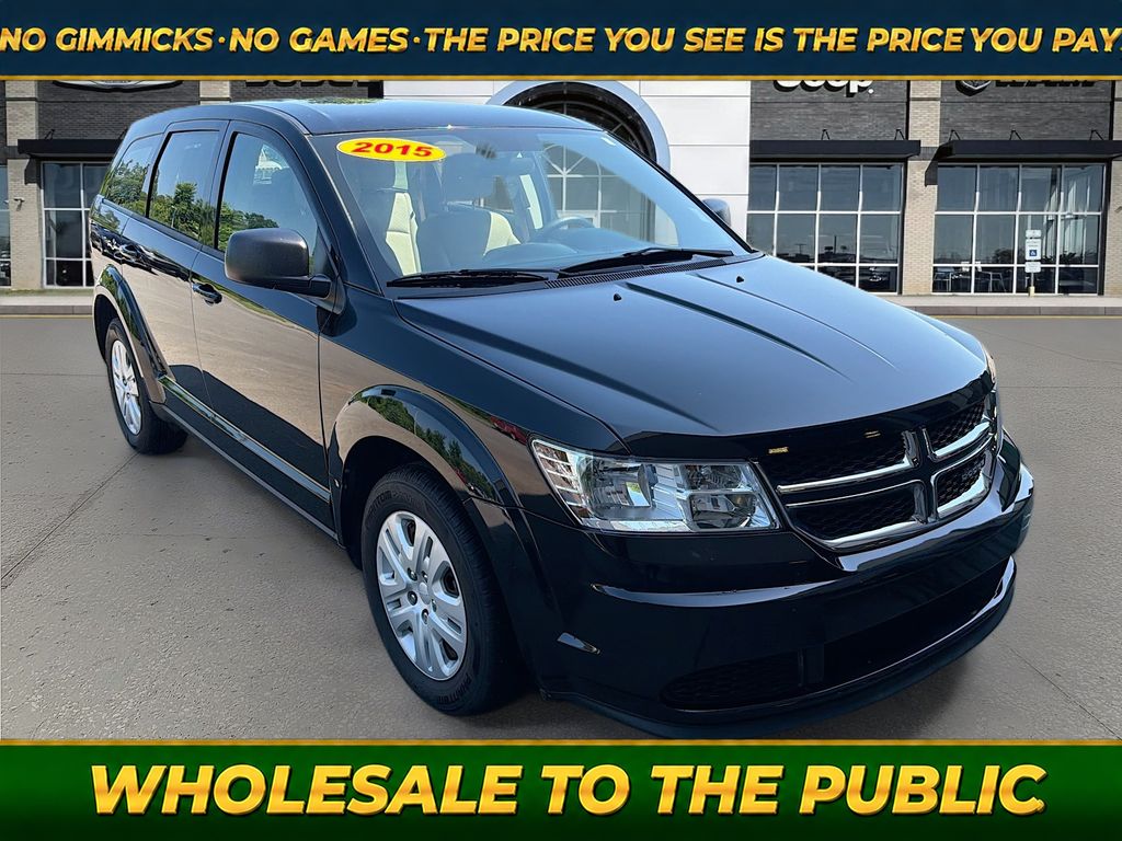Pitch Black Clearcoat 2015 Dodge Journey SE FWD SUV / Crossover Front-Wheel Drive 4-Speed Automatic