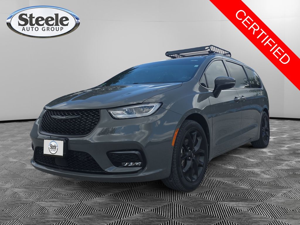 Ceramic Gray Clearcoat 2023 Chrysler Pacifica Touring L FWD Minivan Front-Wheel Drive 9-Speed Automatic