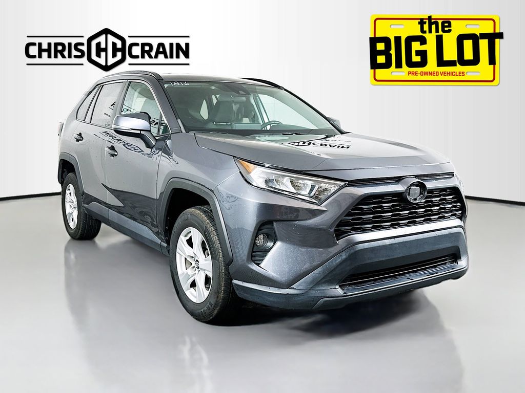 Magnetic Gray Metallic 2021 Toyota RAV4 XLE AWD SUV / Crossover All-Wheel Drive 8-Speed Automatic