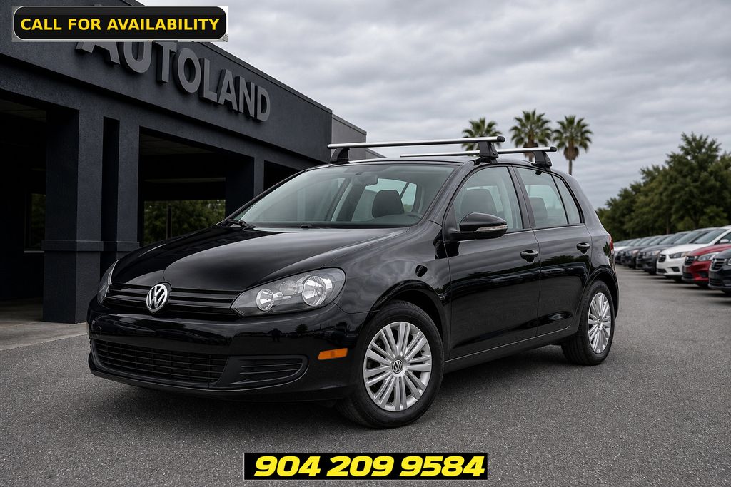 Black 2013 Volkswagen Golf FWD Hatchback Front-Wheel Drive 6-Speed Automatic