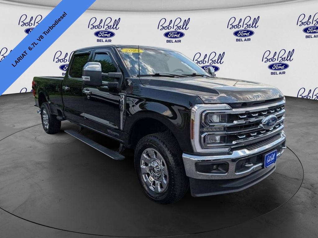 Black Metallic 2024 Ford F-350 Super Duty Pickup Truck Four-Wheel Drive Automatic