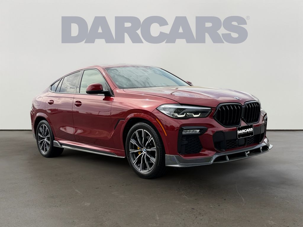 Flamenco Red Metallic 2021 BMW X6 SUV / Crossover All-Wheel Drive 8-Speed Automatic