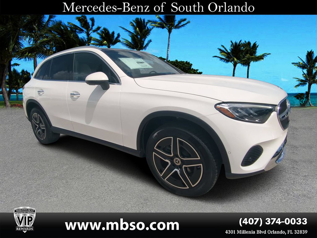 Polar White 2026 Mercedes-Benz GLC SUV / Crossover Rear-Wheel Drive 9-Speed Automatic
