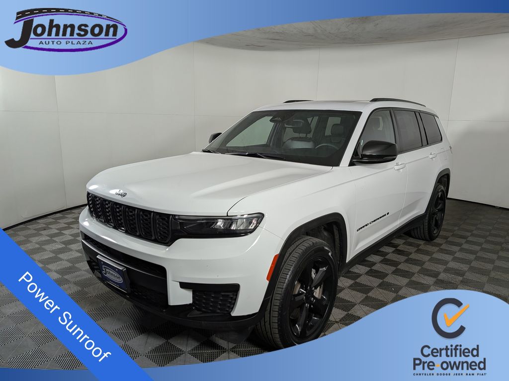 Bright White Clearcoat 2023 Jeep Grand Cherokee L Altitude 4WD SUV / Crossover Four-Wheel Drive 8-Speed Automatic