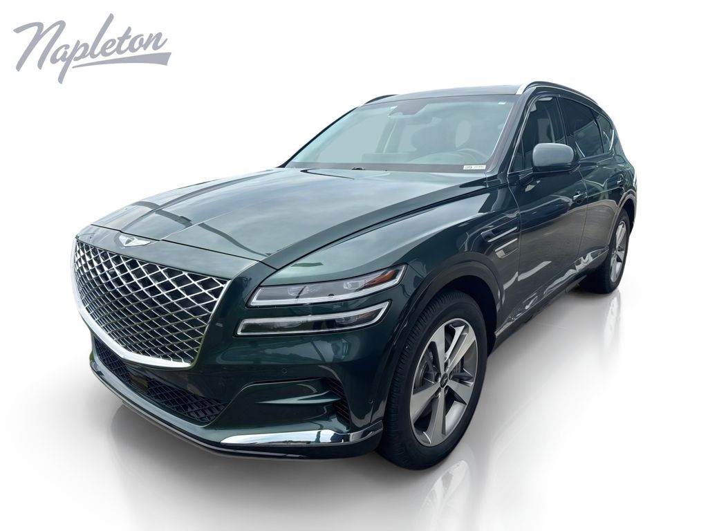 Cardiff Green 2022 Genesis GV80 SUV / Crossover All-Wheel Drive 8-Speed Automatic