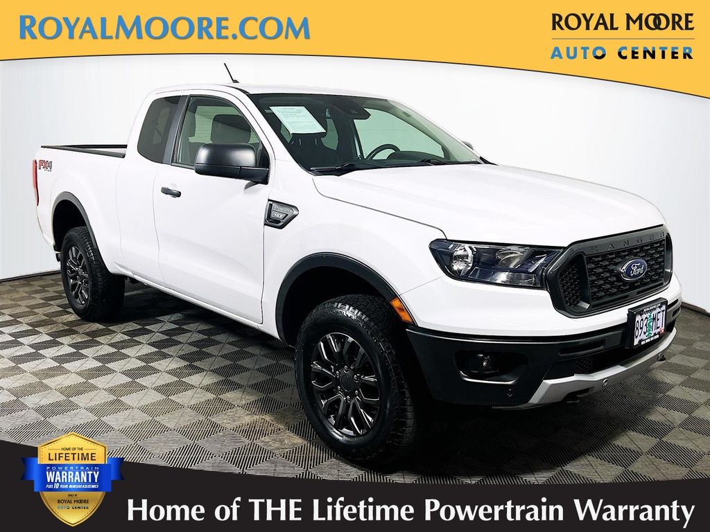Oxford White 2019 Ford Ranger XLT SuperCab 4WD Pickup Truck Four-Wheel Drive Automatic
