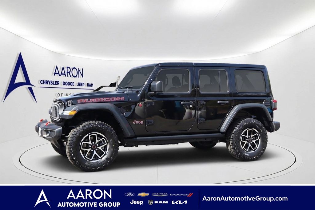 Black Clearcoat 2025 Jeep Wrangler SUV / Crossover Four-Wheel Drive 8-Speed Automatic
