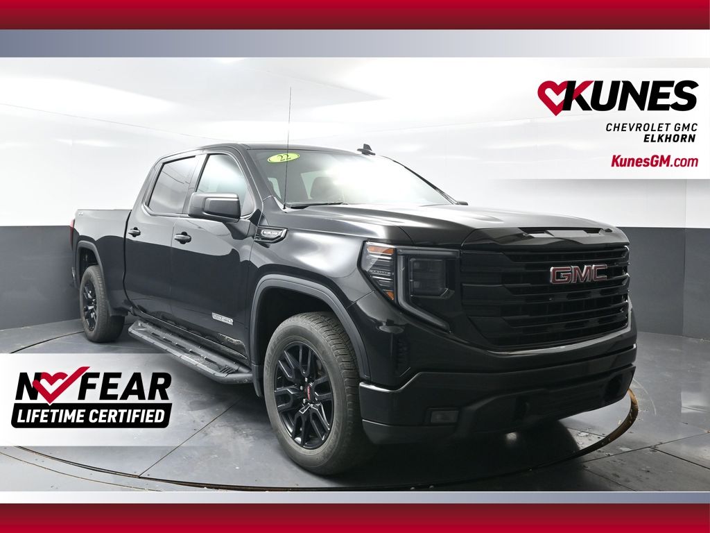 Onyx Black 2022 GMC Sierra 1500 Pickup Truck Four-Wheel Drive Automatic