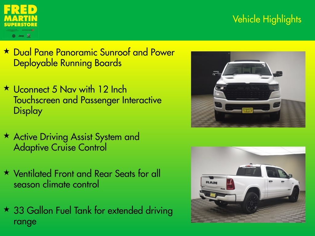 new 2026 Ram 1500 car, priced at $71,461