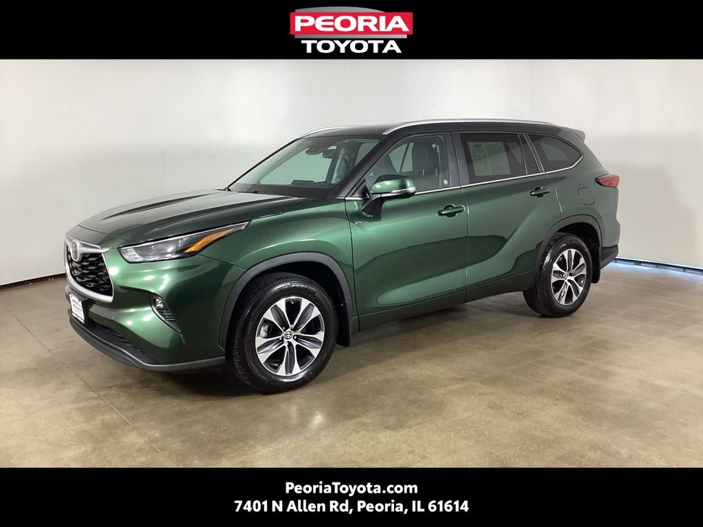 Red (Ruby Flare Pearl) 2023 Toyota Highlander SUV / Crossover Front-Wheel Drive 8-Speed Automatic