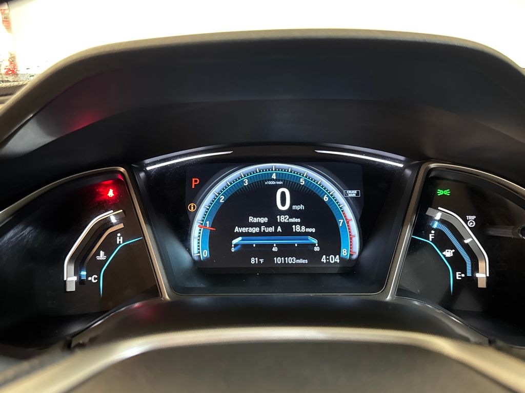 2016 Crystal Black Pearl Honda Civic EX FWD Sedan
