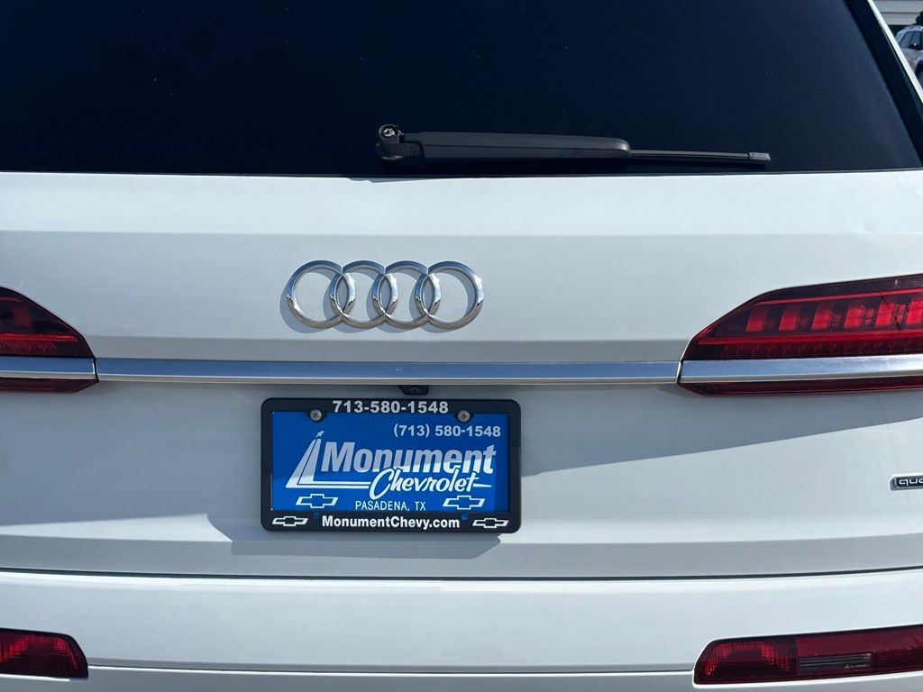 2020 Audi Q7 55 Premium Plus White at Westside Lexus