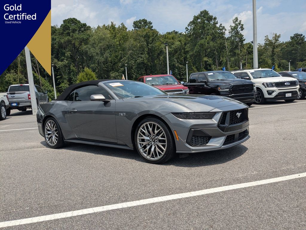 Carbonized Gray Metallic 2025 Ford Mustang Convertible Rear-Wheel Drive Automatic