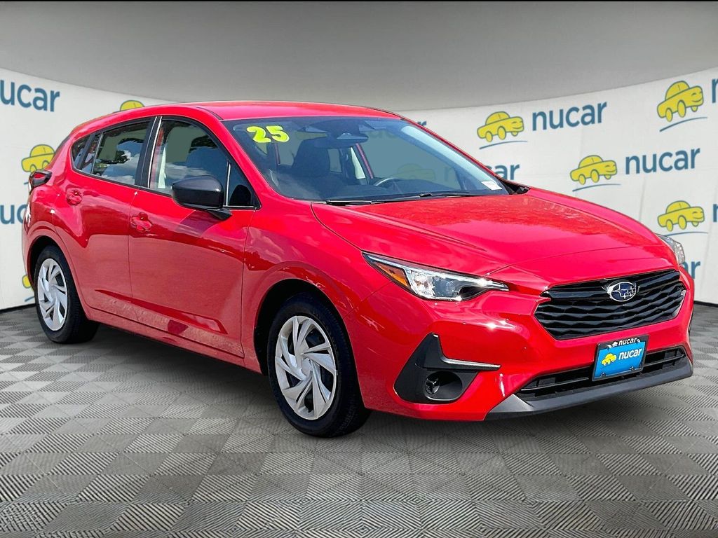 Red 2025 Subaru Impreza Wagon All-Wheel Drive Continuously Variable Transmission