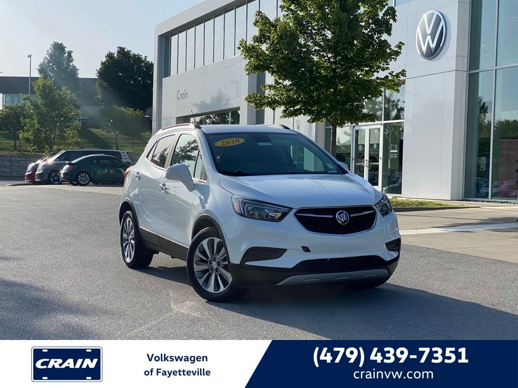 Summit White 2020 Buick Encore SUV / Crossover Front-Wheel Drive 6-Speed Automatic Overdrive