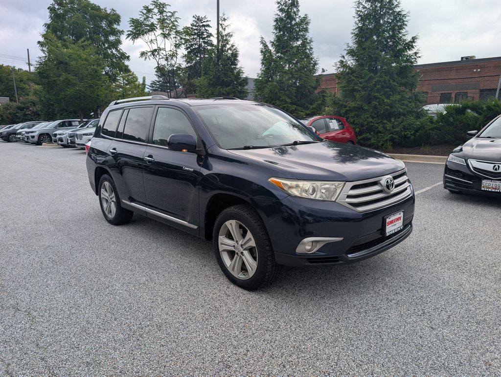 Nautical Blue Metallic 2013 Toyota Highlander SUV / Crossover All-Wheel Drive 5-Speed Automatic Overdrive