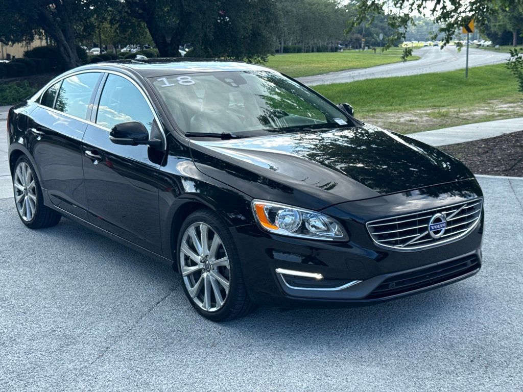 Onyx Black Metallic 2018 Volvo S60 Sedan Front-Wheel Drive Automatic