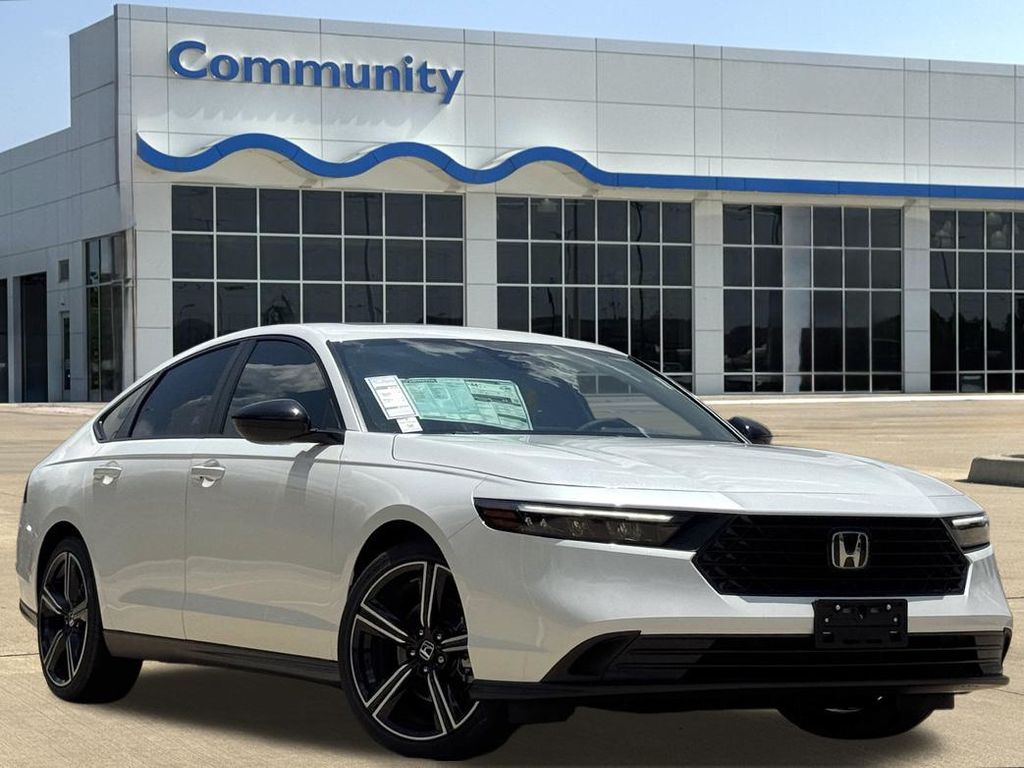 2026 Honda Accord Hybrid Sport White at Community Honda