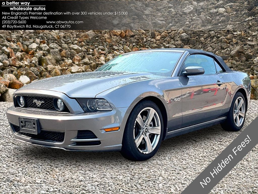 Sterling Gray Metallic 2014 Ford Mustang Convertible Rear-Wheel Drive 6-Speed Automatic