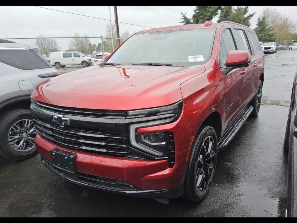 Radiant Red Tintcoat 2025 Chevrolet Suburban RST 4WD SUV / Crossover Four-Wheel Drive Automatic