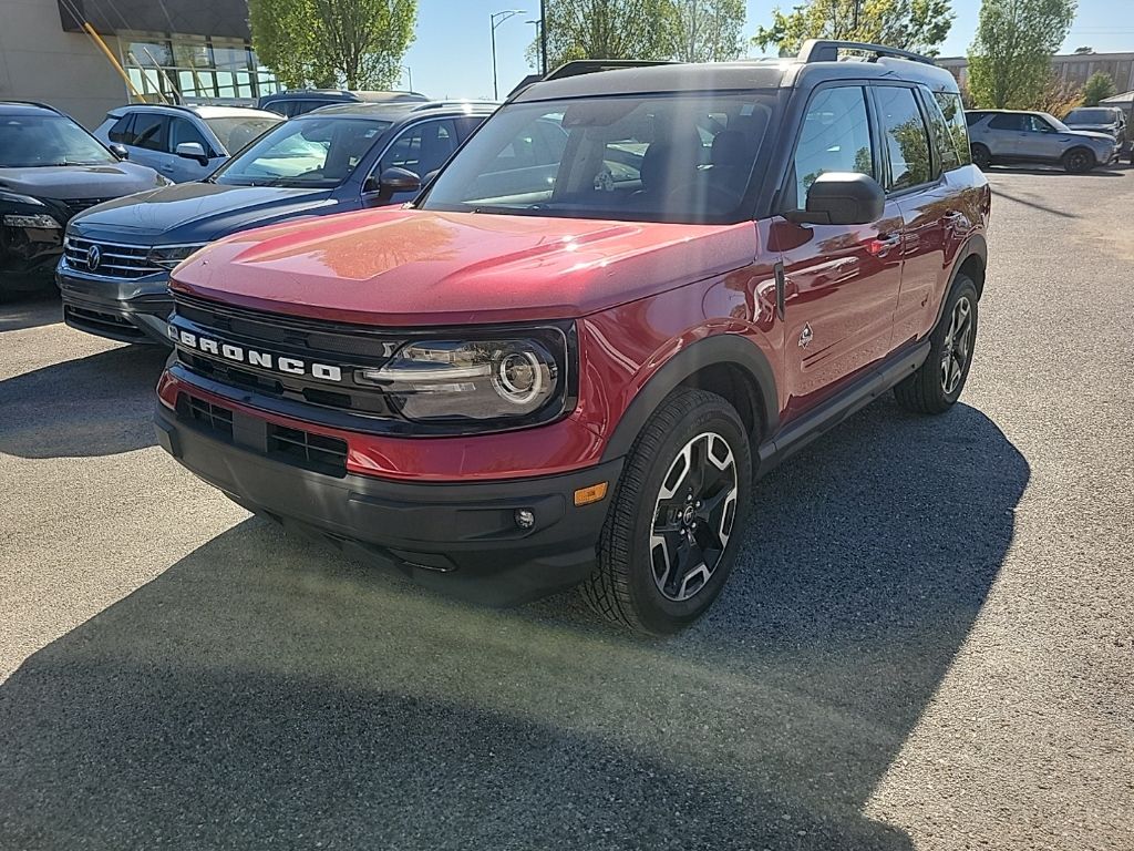 Red Metallic 2021 Ford Bronco Sport Outer Banks AWD SUV / Crossover All-Wheel Drive 8-Speed Automatic