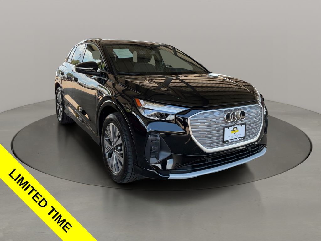 Black Metallic 2023 Audi Q4 e-tron SUV / Crossover Rear-Wheel Drive Automatic