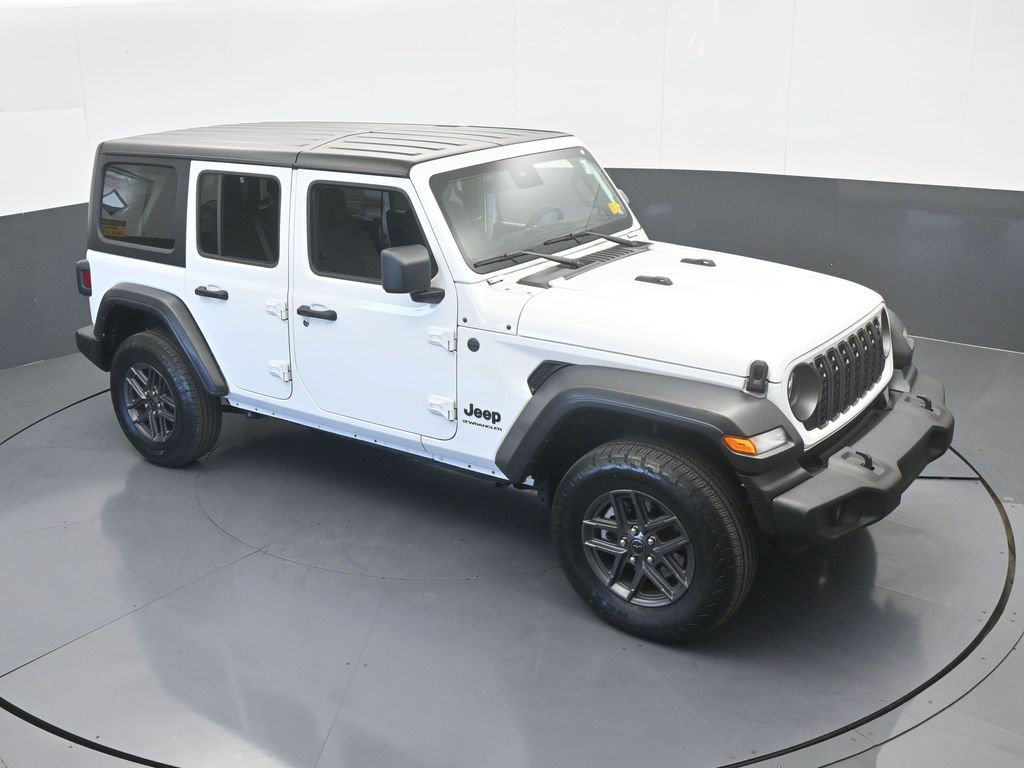 Used 2024 Bright White Clearcoat Jeep Sport S image 46
