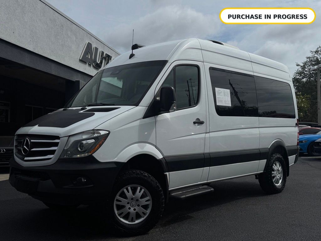 Arctic White 2017 Mercedes-Benz Sprinter Van Four-Wheel Drive 5-Speed Automatic