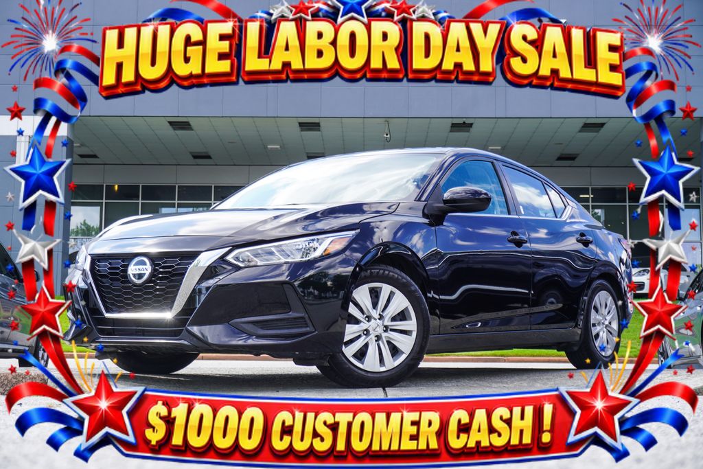 Super Black 2023 Nissan Sentra Sedan Front-Wheel Drive Continuously Variable Transmission