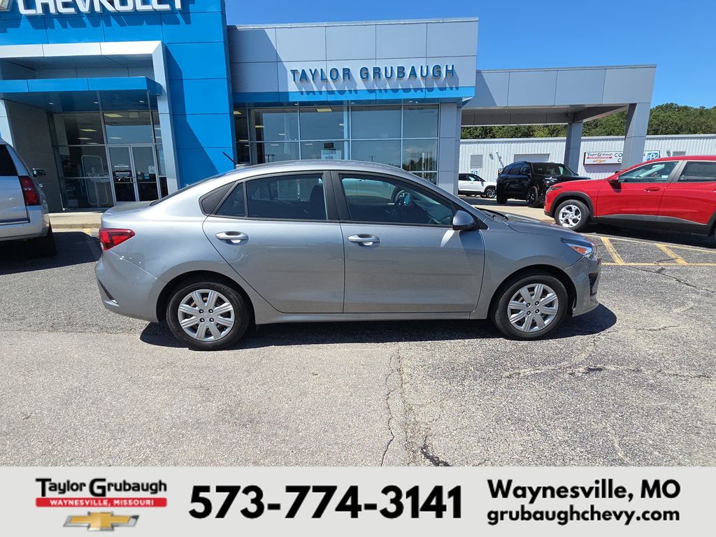 Steel Gray 2022 Kia Rio Sedan Front-Wheel Drive Continuously Variable Transmission