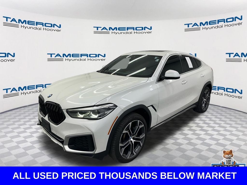 Mineral White Metallic 2022 BMW X6 SUV / Crossover All-Wheel Drive 8-Speed Automatic