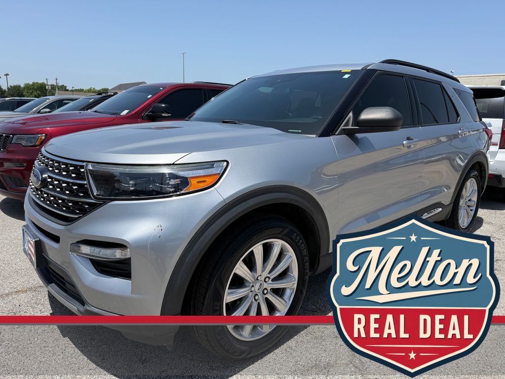 Silver Metallic 2020 Ford Explorer SUV / Crossover Rear-Wheel Drive Automatic