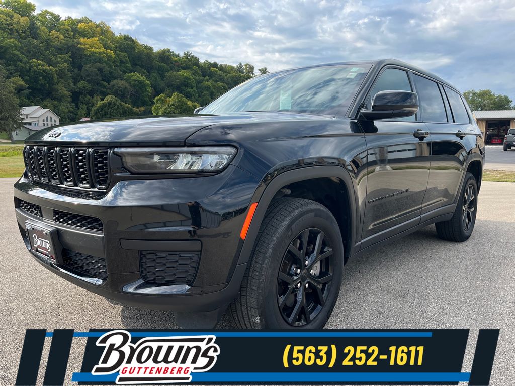 Diamond Black Crystal Pearlcoat 2024 Jeep Grand Cherokee L SUV / Crossover Four-Wheel Drive 8-Speed Automatic
