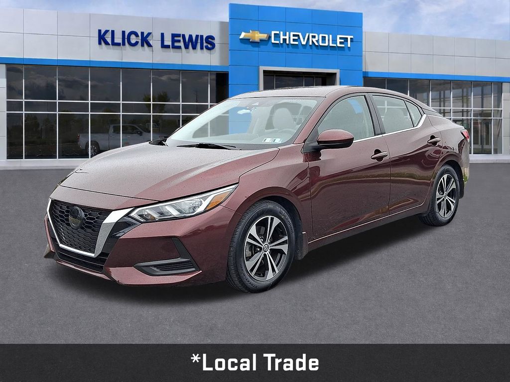 2022 Nissan Sentra SV Red at South Hills Kia