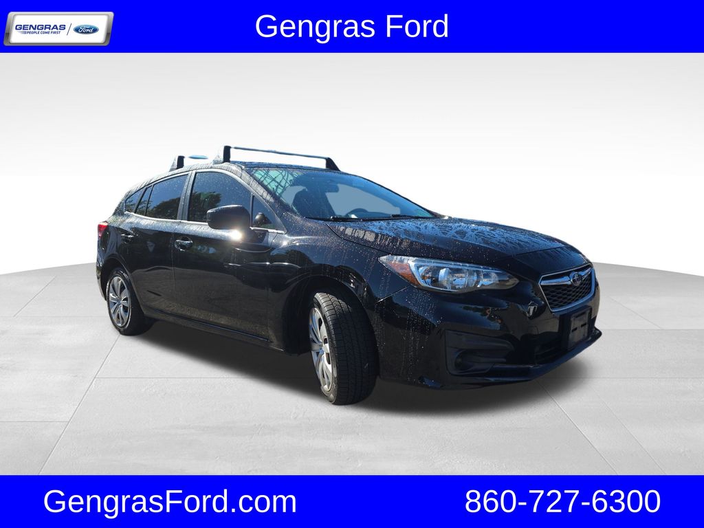 Crystal Black Silica 2018 Subaru Impreza 2.0i Hatchback AWD Hatchback All-Wheel Drive 5-Speed Manual