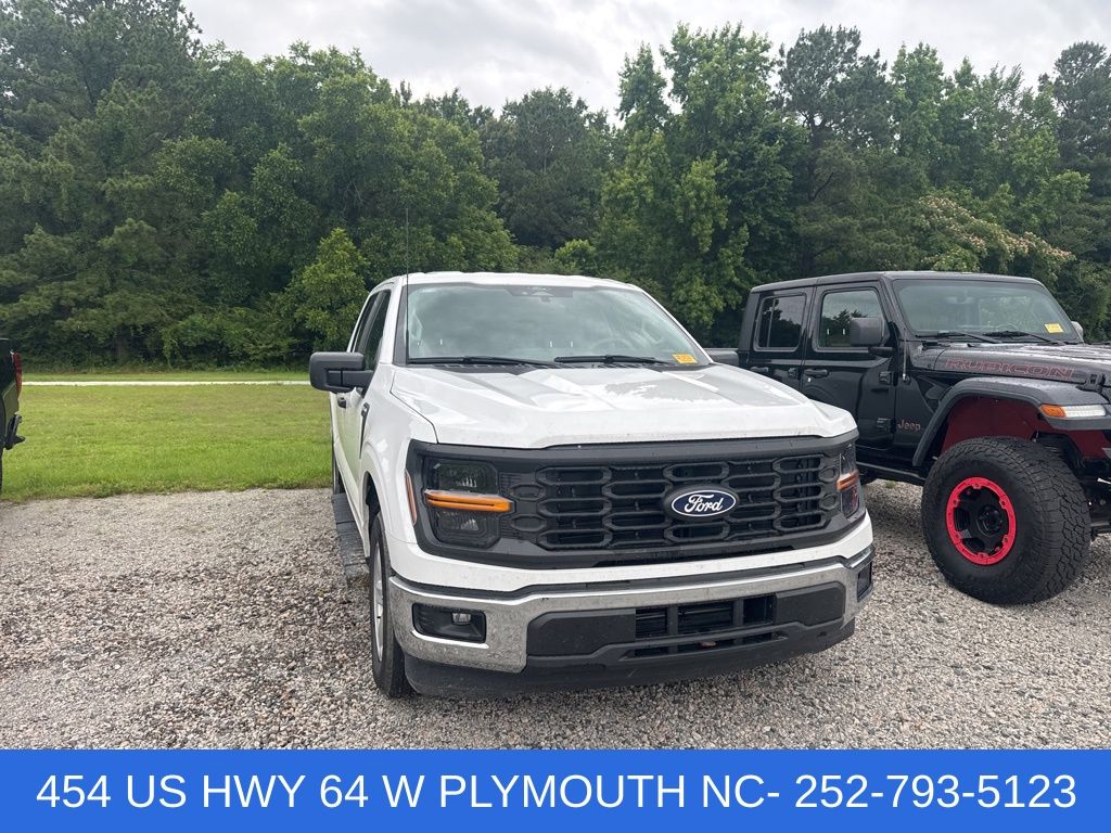 Oxford White 2024 Ford F-150 XL SuperCrew RWD Pickup Truck 4X2 Automatic