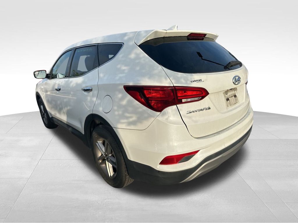 2017 Frost White Pearl Hyundai Santa Fe Sport 2.4 Base AWD SUV