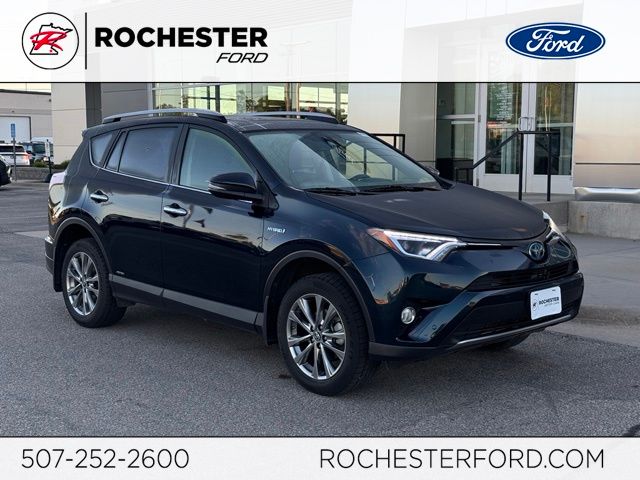 Teal (Galactic Aqua Mica) 2018 Toyota RAV4 Hybrid SUV / Crossover All-Wheel Drive Continuously Variable Transmission