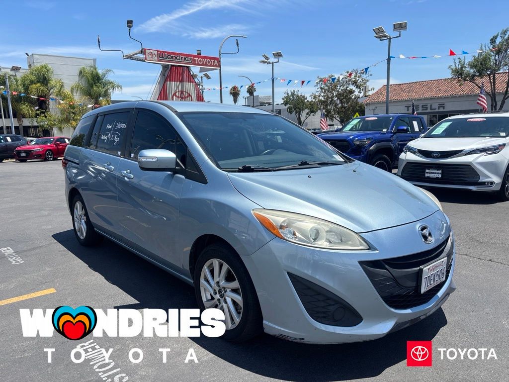 CLEAR WATER BLUE 2013 Mazda MAZDA5 Minivan Front-Wheel Drive 5-Speed Automatic Overdrive